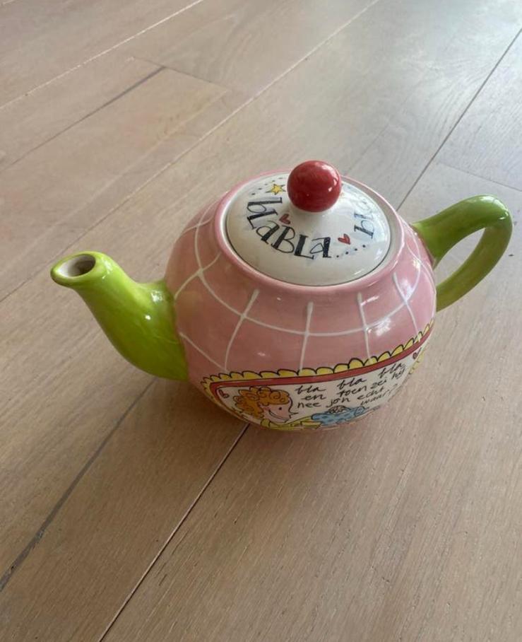 Blond amsterdam theepot nieuw, Huis en Inrichting, Ophalen of Verzenden, Nieuw, Aardewerk, Overige typen