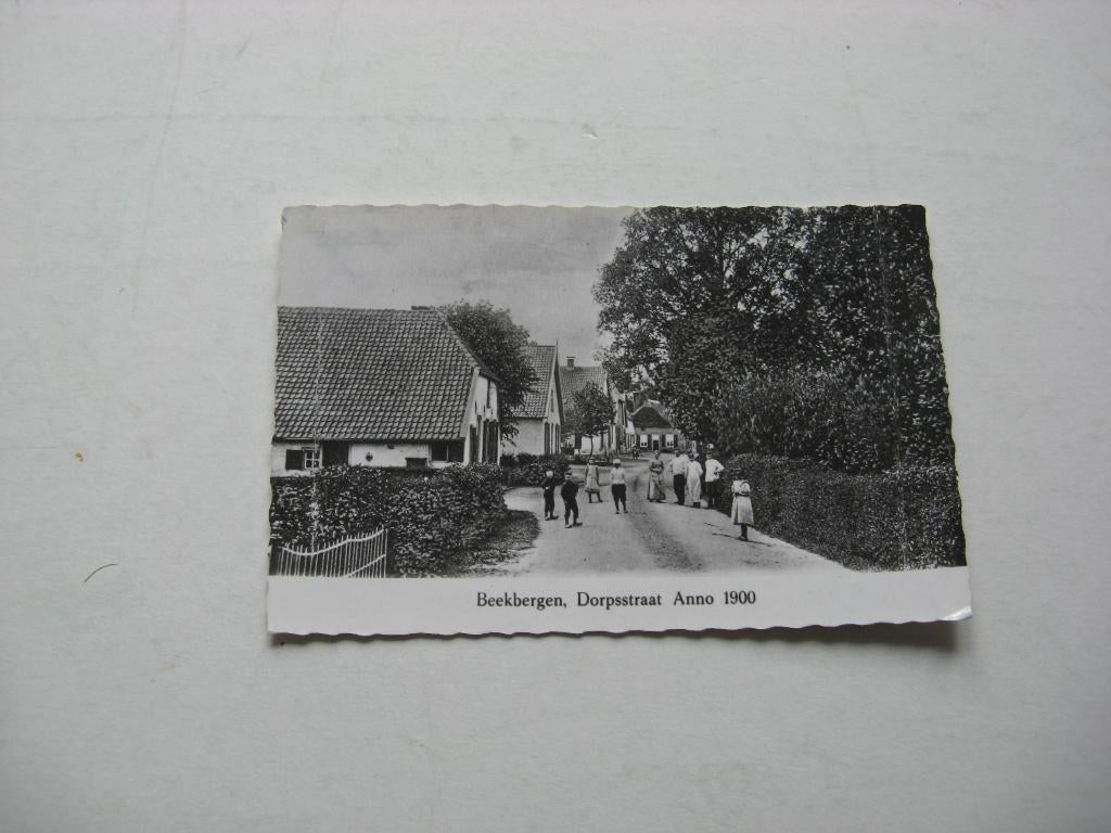 Beekbergen dorpsstraat anno 1900, Ophalen of Verzenden, Voor 1920, Noord-Brabant