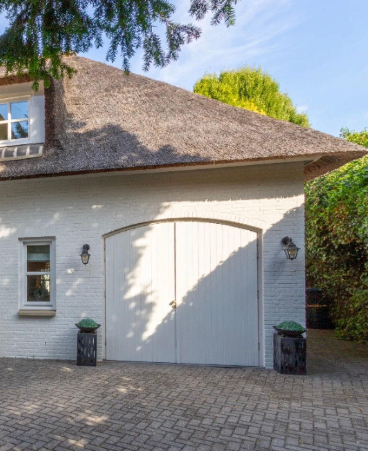Houten Garagedeur - Klassieke Stijl, Gebruikt, 120 cm of meer, Garagedeur, Ophalen of Verzenden
