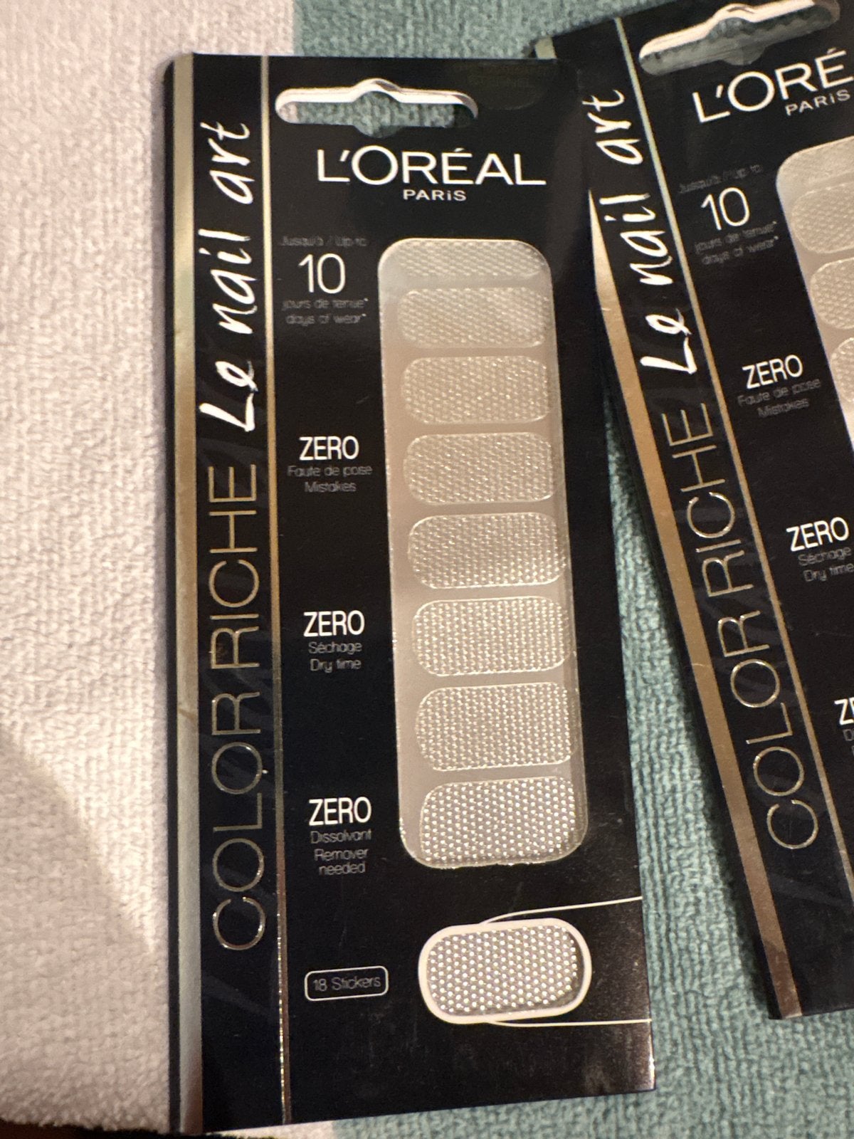 14x L'Oréal Le Nail Art Color Riche nagelstickers, Overige kleuren, Verzenden, Nieuw, Handen en Nagels