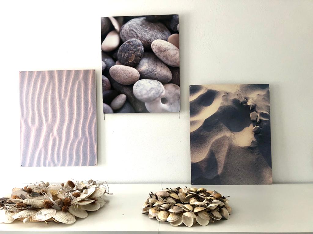 Riviera Maison schelpenkransen & strand decoratie set, Huis en Inrichting, Woonaccessoires | Overige, Ophalen, Gebruikt, Meerkleurig