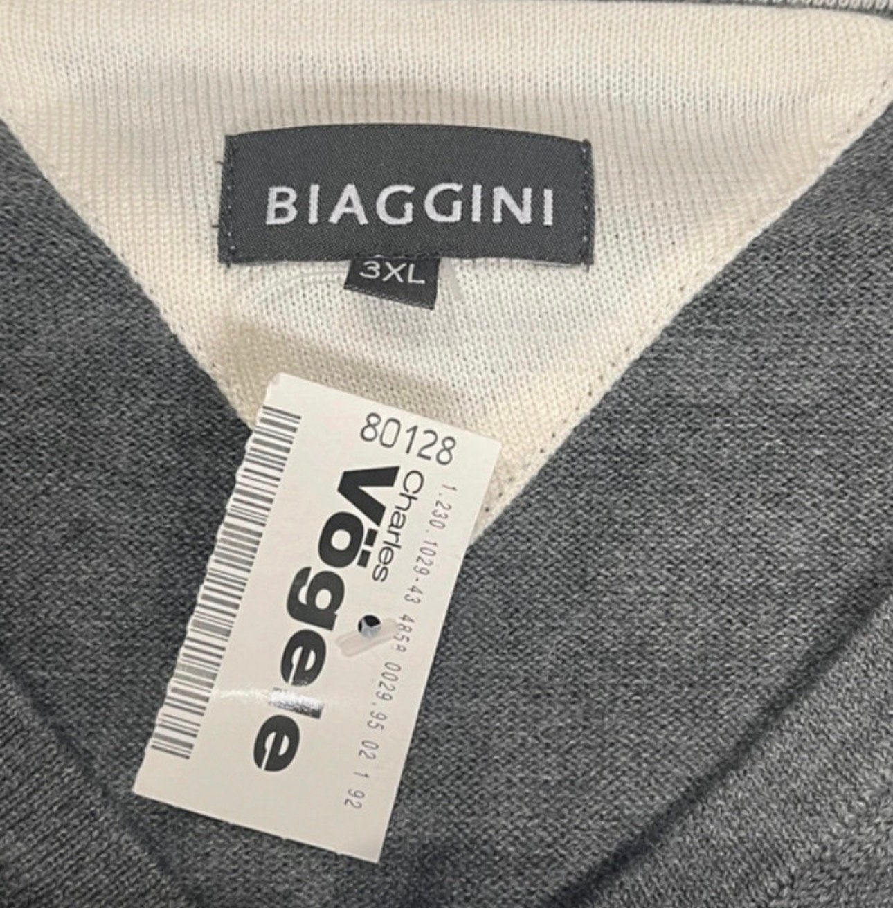 Trui van Biaggini - Maat : 3xl Nieuw!, Kleding | Heren, Ophalen of Verzenden, Nieuw, Grijs, Trui of Vest