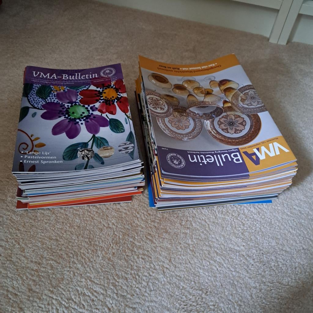 (i) VMA Bulletins Vereniging Maastrichts Aardewerk, Boeken, Ophalen, Gelezen, Overige typen