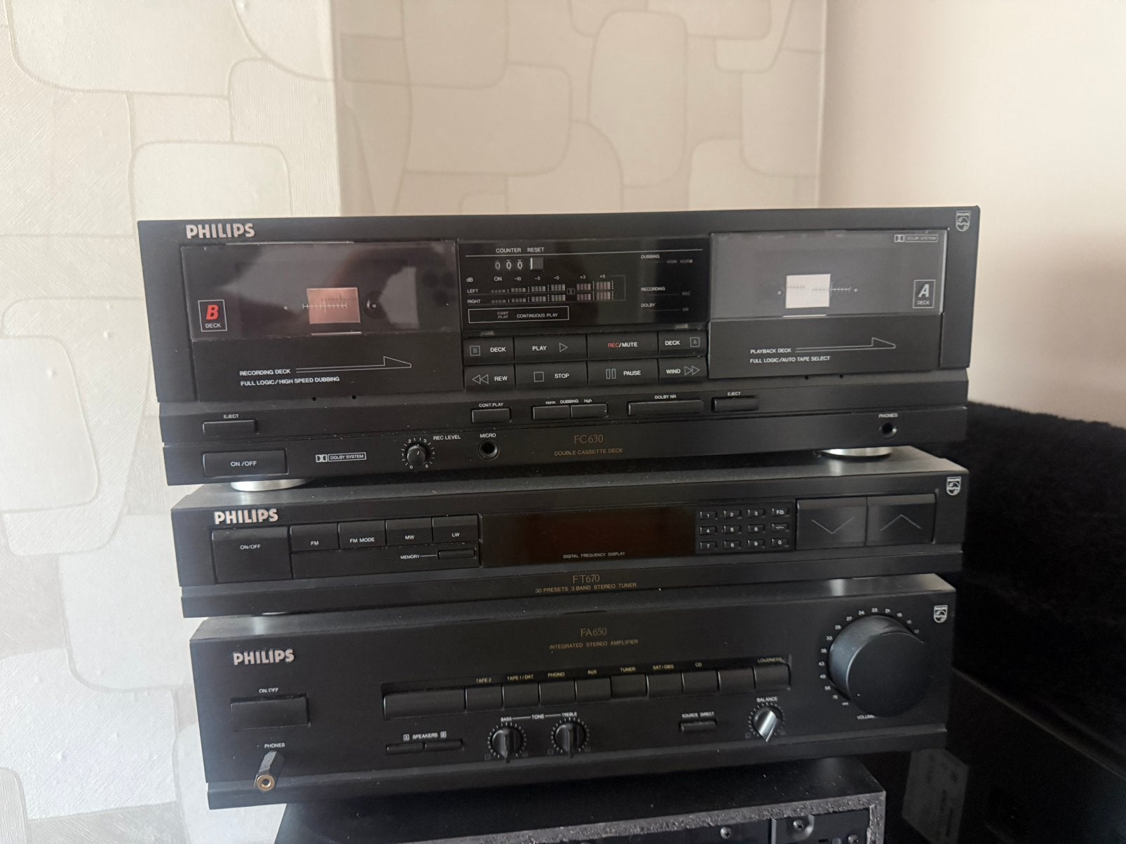 Phillips stereo set in goede staat, Ophalen of Verzenden, Zo goed als nieuw, Philips
