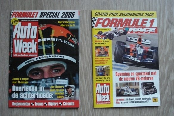 5 nieuwe formule 1 boeken 2003 2005 en 2006, Verzamelen, Ophalen of Verzenden, Nieuw, Formule 1