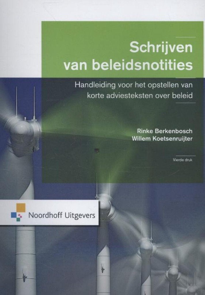 Schrijven van beleidsnotities, Boeken, Ophalen of Verzenden, Alpha, Zo goed als nieuw, HBO