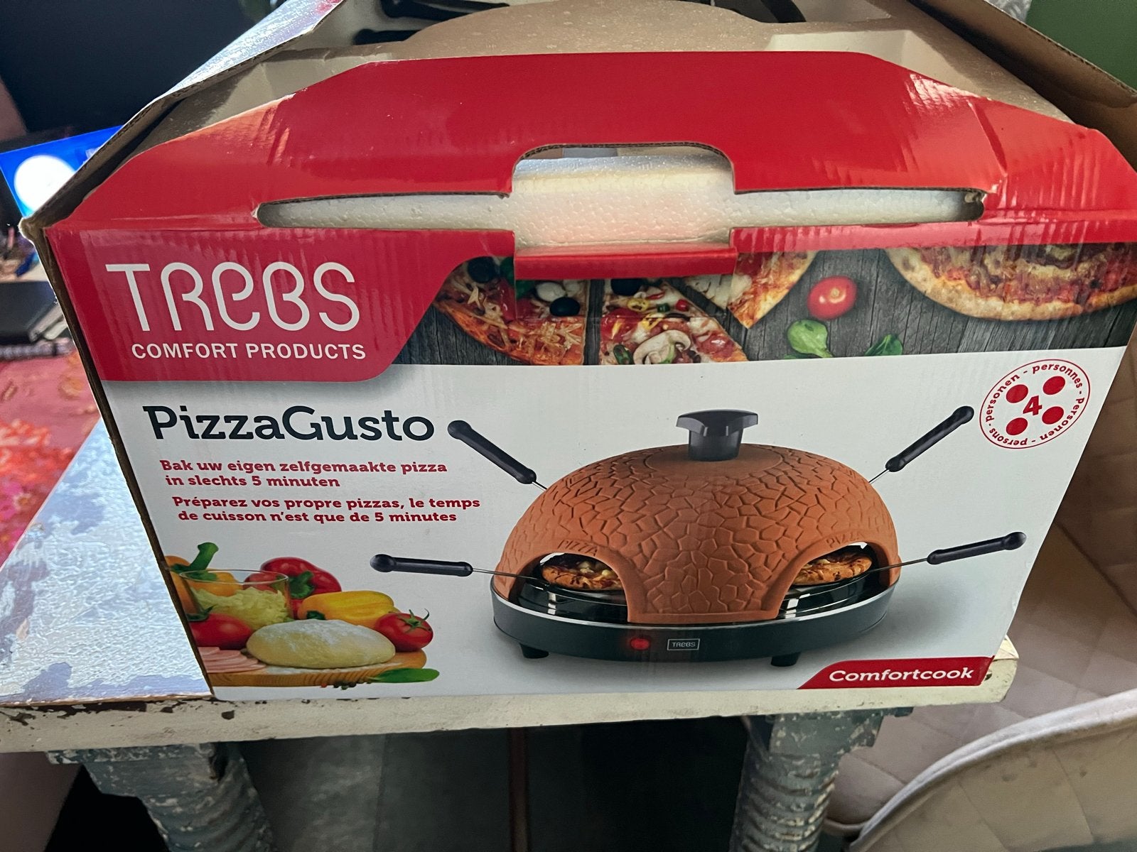 Trebs PizzaGusto Pizzaoven - Zo goed als nieuw, Ophalen of Verzenden, Zo goed als nieuw, Overige merken, Pizzaoven