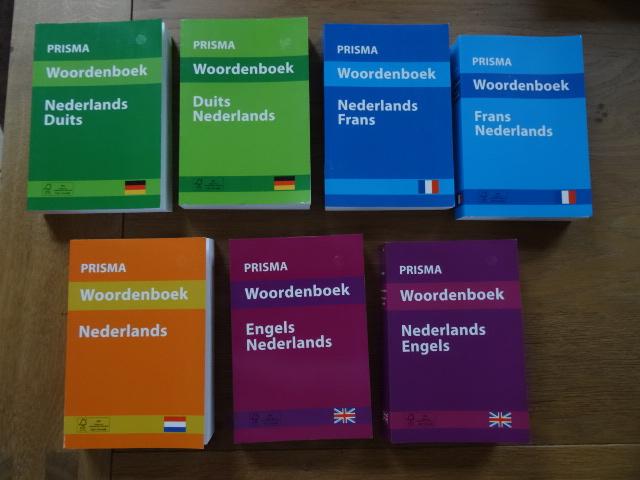 Engels, Frans, Duits, Nederlands, woordenboeken , Prisma, Boeken, Woordenboeken, Ophalen of Verzenden, Zo goed als nieuw, Prisma of Spectrum