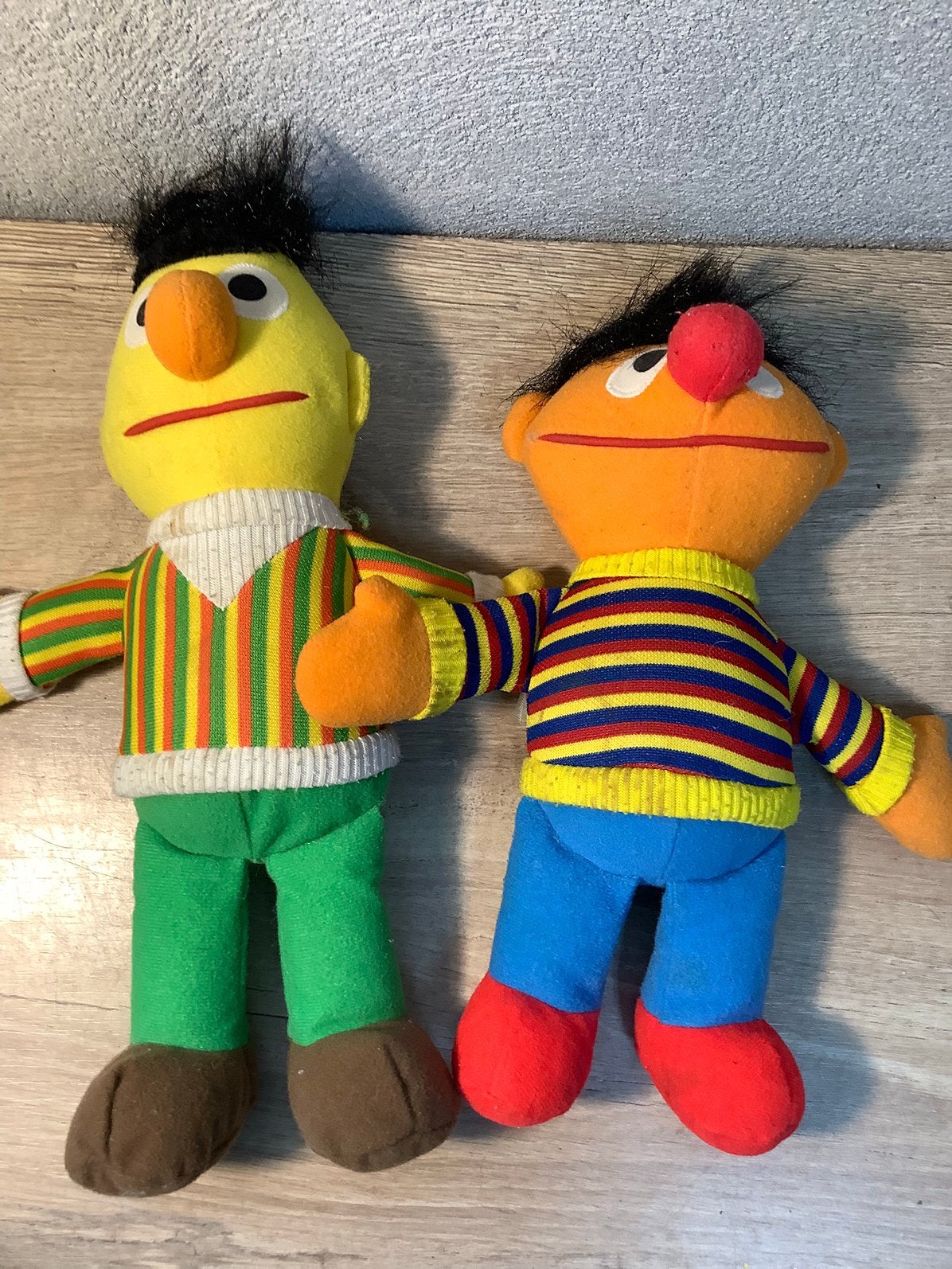 Bert en Ernie poppen van Tyco, Ophalen of Verzenden, Gebruikt, Overige typen