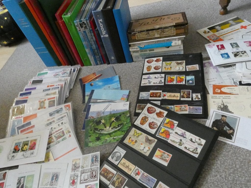 Doos met uitzoekpartij vnl Nederland, Ophalen of Verzenden, Nederland en Buitenland