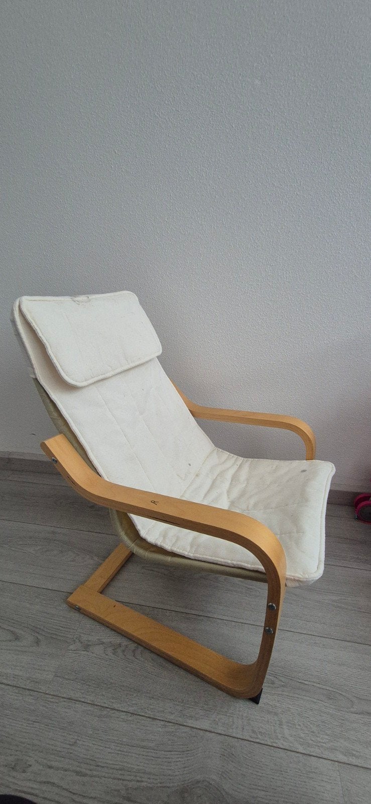 kinder poang stoel, Ophalen, Modern, Comfortabel, Gebruikt, Wit