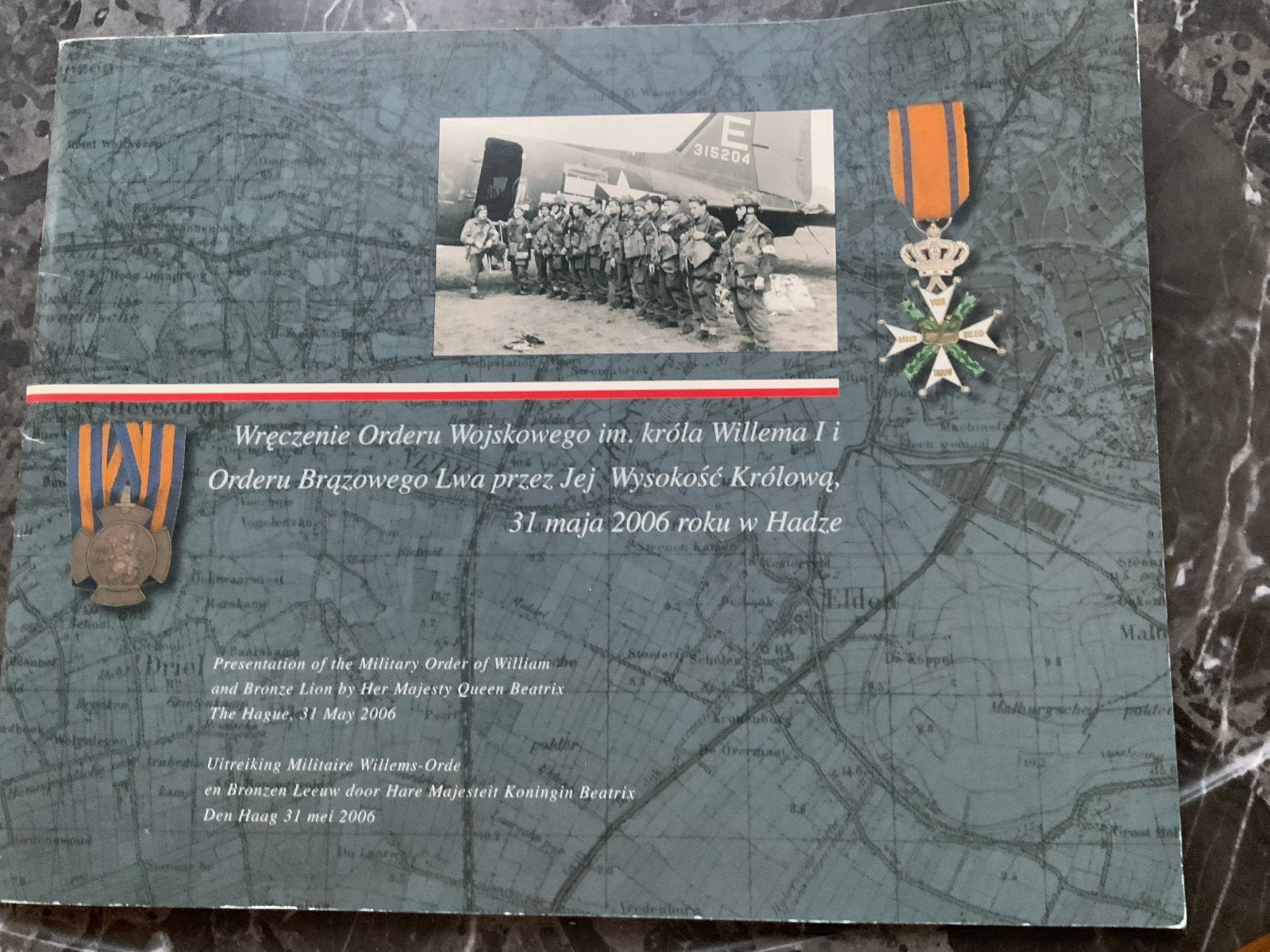 Militaire Willems-Orde en Bronzen Leeuw Poolse Para Brigade, Verzenden, Tweede Wereldoorlog, Zo goed als nieuw, Landmacht
