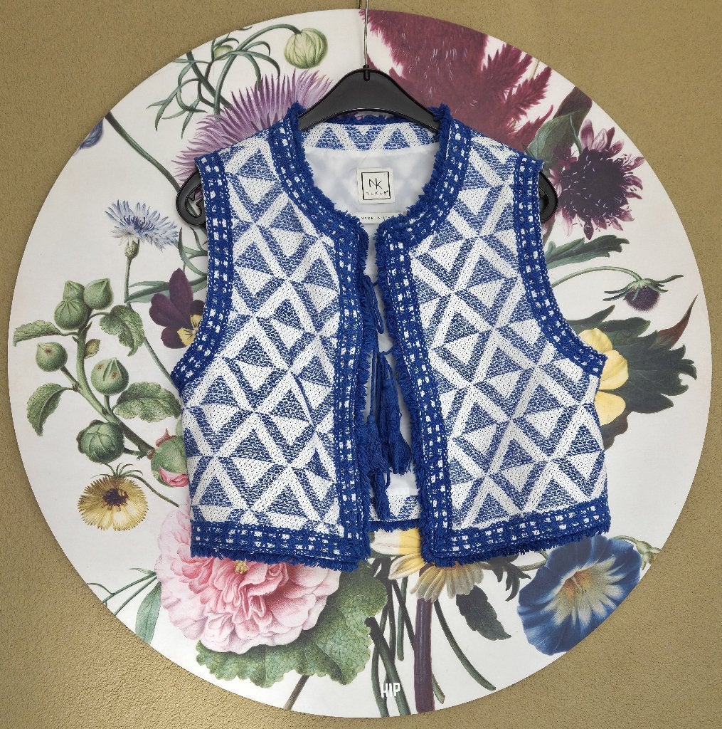 Gilet Nukus maat M, Maat 38/40 (M), Blauw, Ophalen of Verzenden, Zo goed als nieuw