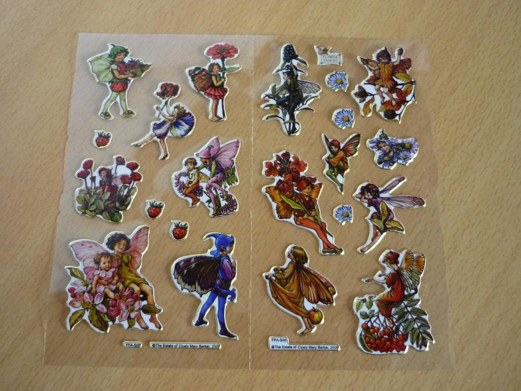 Stickers Flower fairies Elfjes, Ophalen of Verzenden, Nieuw, Meerdere stickers