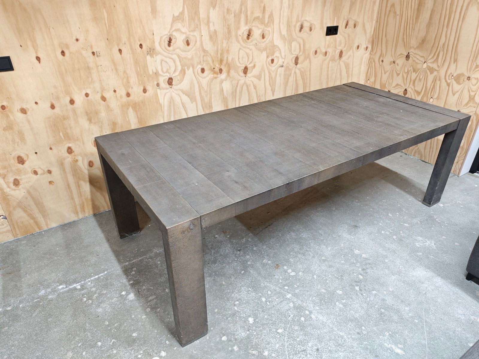 Grote eettafel 240 bij 110, Tuin en Terras, Ophalen, Gebruikt, Rechthoekig, Hout