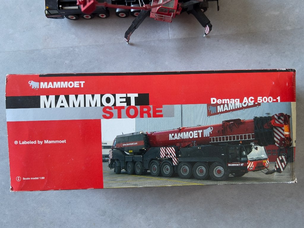 Mammoet Demag AC 500-1 (1:50), Ophalen, Zo goed als nieuw, Hijskraan, Tractor of Landbouw, Conrad