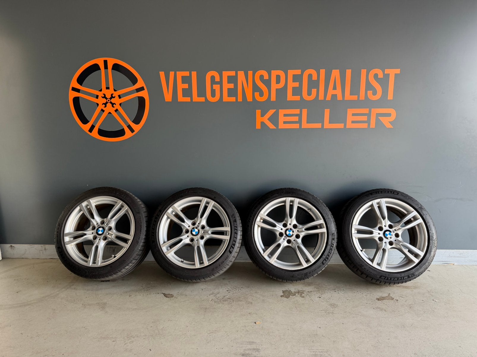 Bmw 3 4 serie 18 inch 400m velgen breedset Orig zomerset, Ophalen of Verzenden, 18 inch, Zomerbanden, Banden en Velgen
