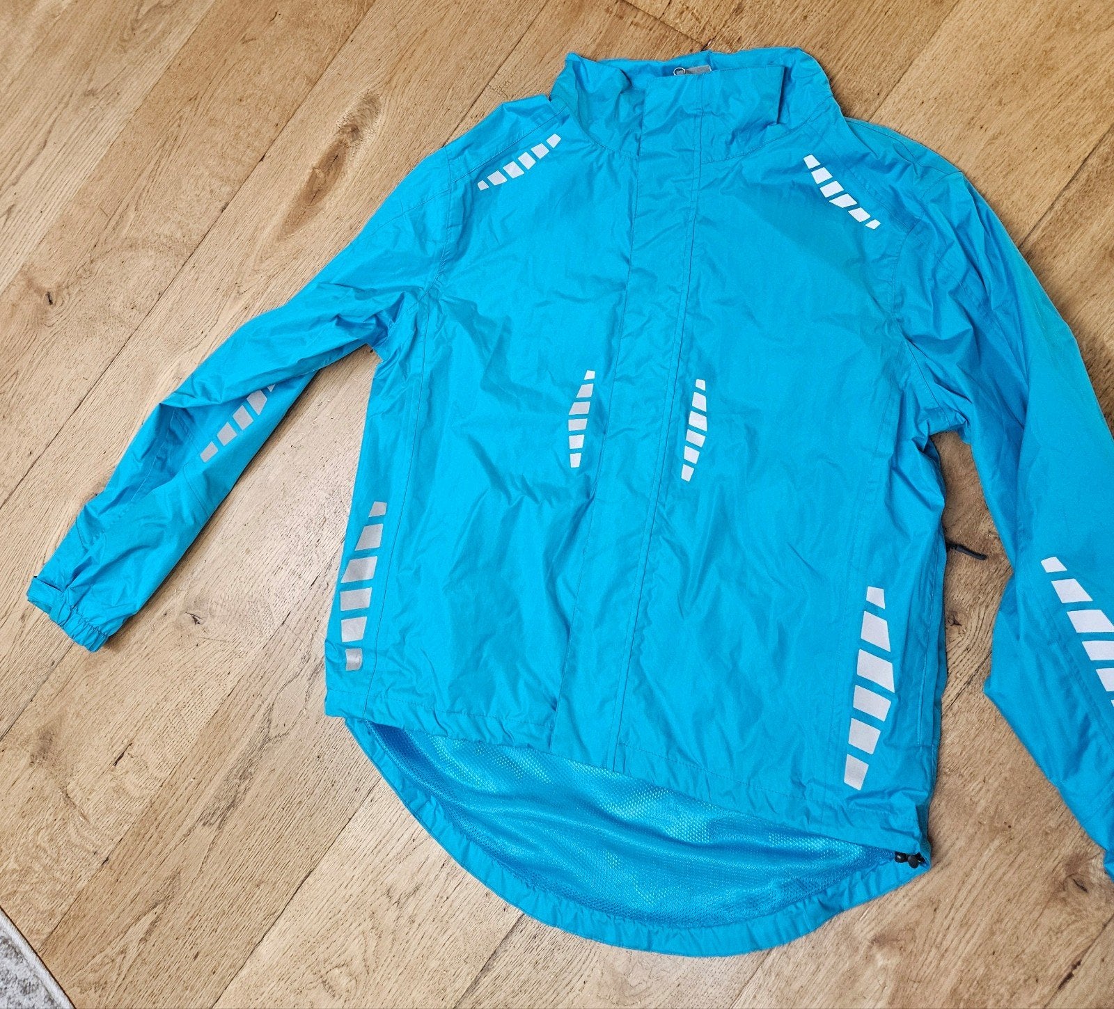 Sport- Regenjas met reflecterende strepen, Ophalen of Verzenden, Zo goed als nieuw