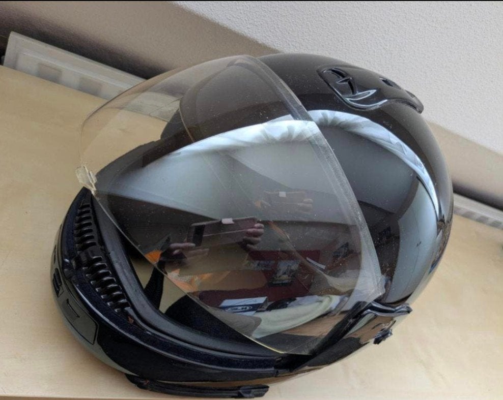 Dames helm maat S zwart Intergraal, Motoren, Overige merken, Ophalen of Verzenden, Nieuw zonder kaartje, Integraalhelm