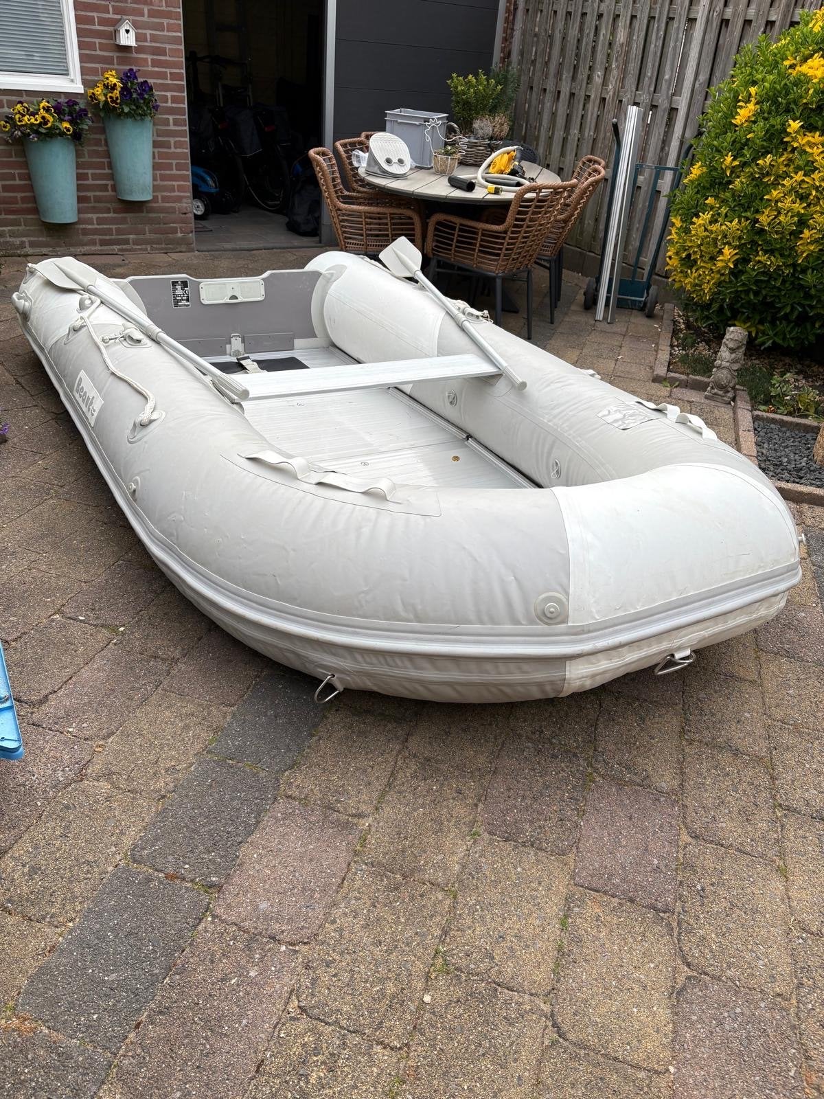 Suzuki buitenboordmotor DF6 met opblaasbare rubberboot, Watersport en Boten, Inclusief motor, Boat, Zo goed als nieuw, Boat@boat.nl