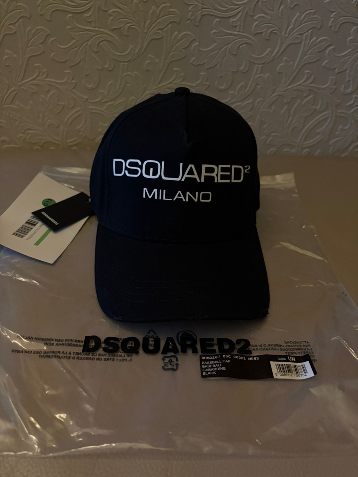 Dsquared2 pet helemaal nieuwe, -, -, Nieuw, Pet