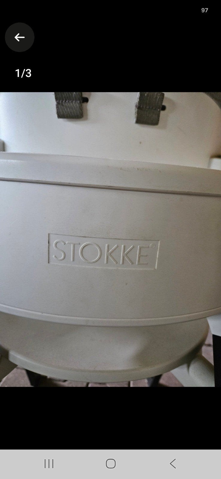 Stokke kinderstoel - in goede staat, Ophalen, Zo goed als nieuw, Meegroeistoel