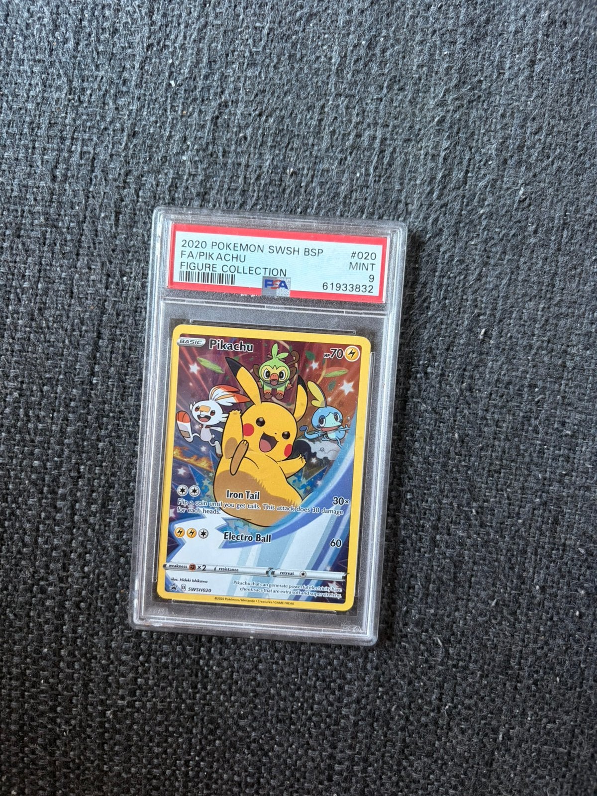 Pikachu promo PSA 9, Ophalen of Verzenden, Zo goed als nieuw