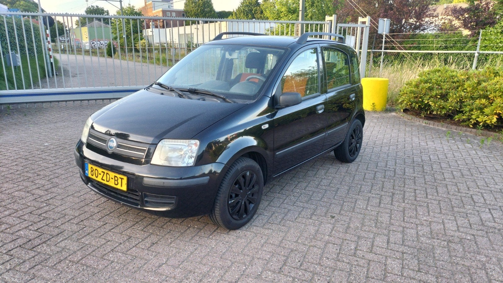 Fiat Panda 1.2 , 2007 , NIEUWE APK & NAP, Auto's, Fiat, Voorwielaandrijving, Stof, Zwart, Origineel Nederlands
