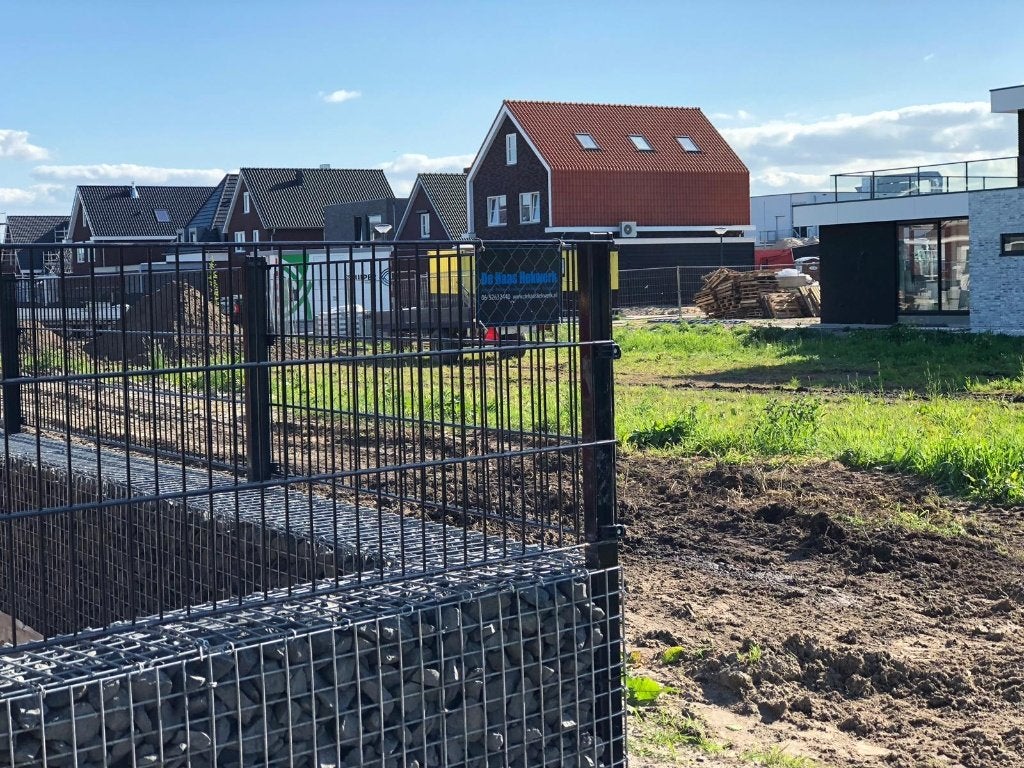 Dubbelstaafmat hekwerk NIEUW 60 cm Hoog COMPLEET (6/5/6), Ophalen, Nieuw, IJzer, Dubbelstaafmat hekwerk