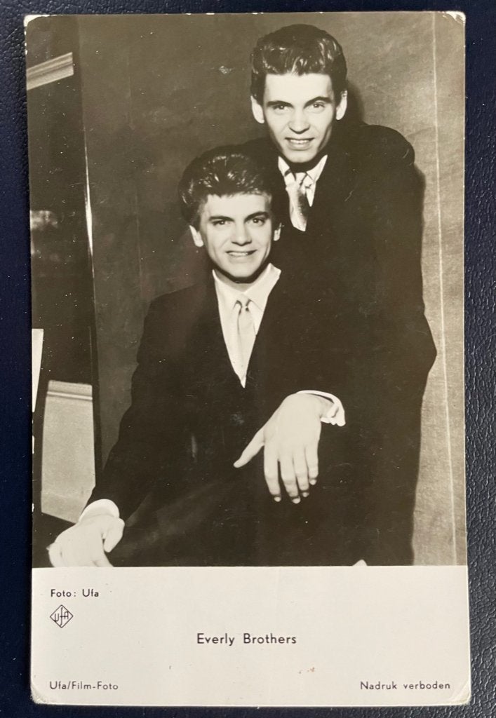 ansichtkaart / kaart van Everly Brothers., Verzamelen, Verzenden, 1960 tot 1980, Sterren en Beroemdheden