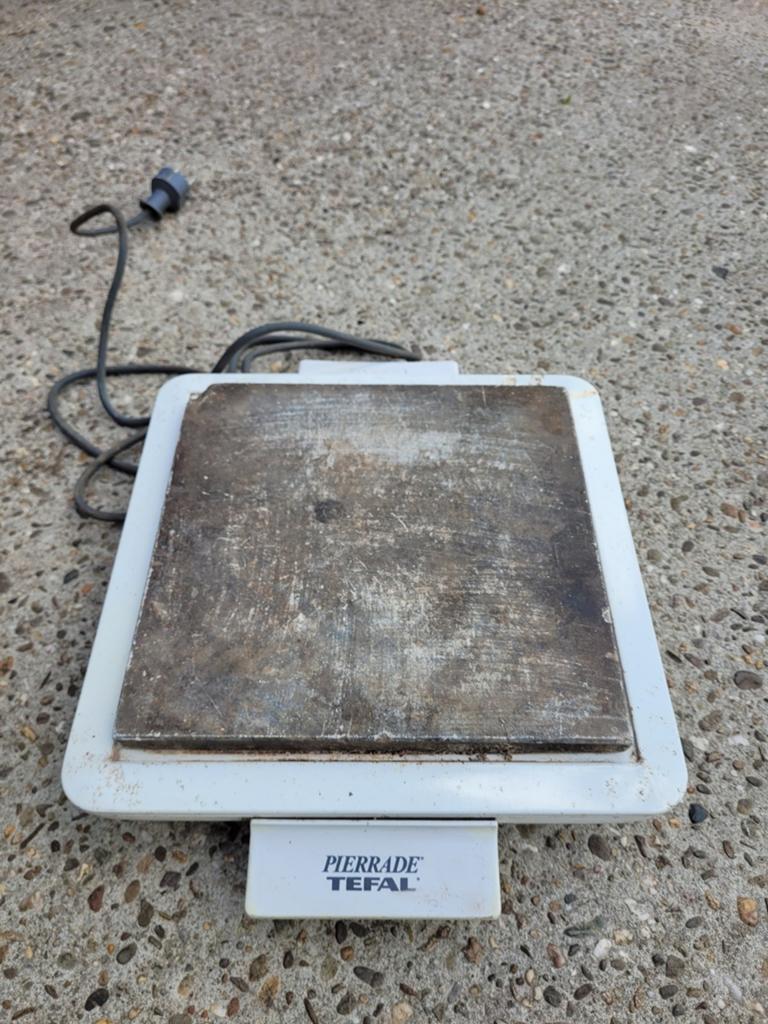 Tefal Pierrade Steengrill - Gebruikt, Ophalen of Verzenden, Gebruikt, Steengrill
