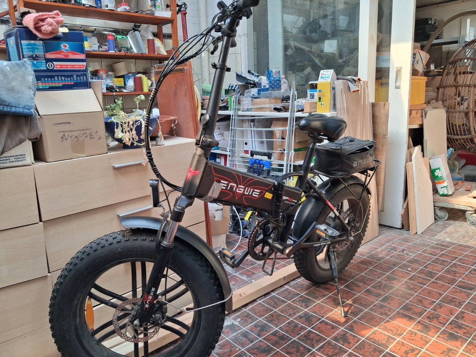 Engwe EP-2 Pro Fatbike E-bike met accessoires, Ophalen, Gebruikt, Overige merken