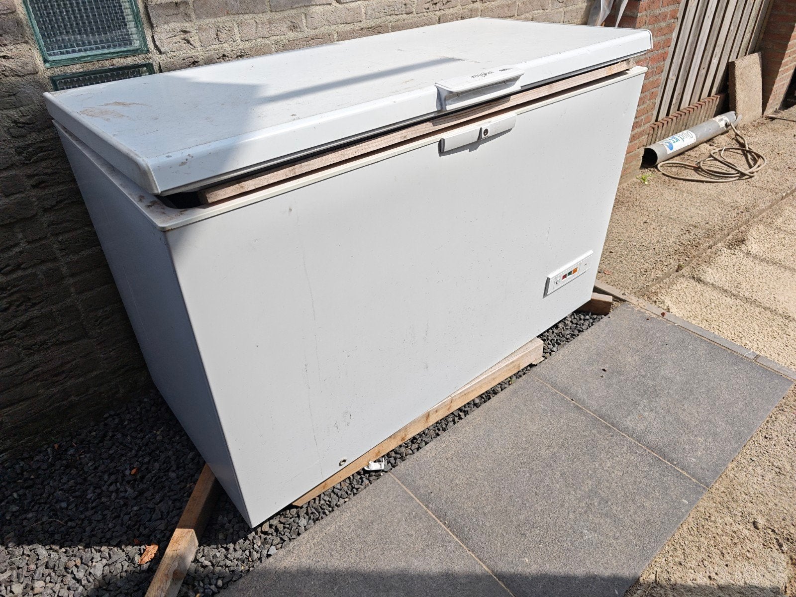 Whirlpool WHM4611 2 Vriezer - Ruime Vrieskist, Vrieskist, Gebruikt, Vrijstaand, 90 cm of meer