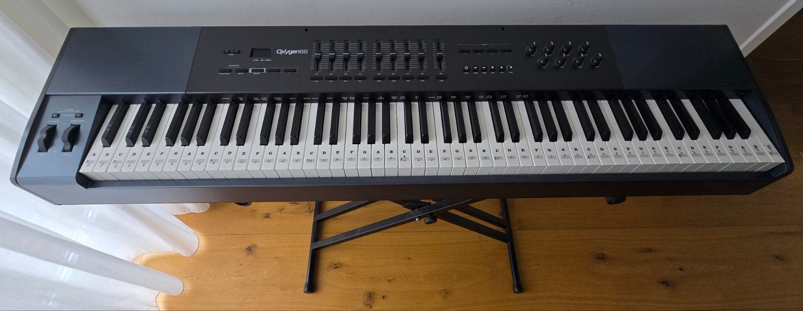 M-Audio Oxygen 88 midi keyboard, 88 toetsen, Zo goed als nieuw, Midi-aansluiting, Ophalen