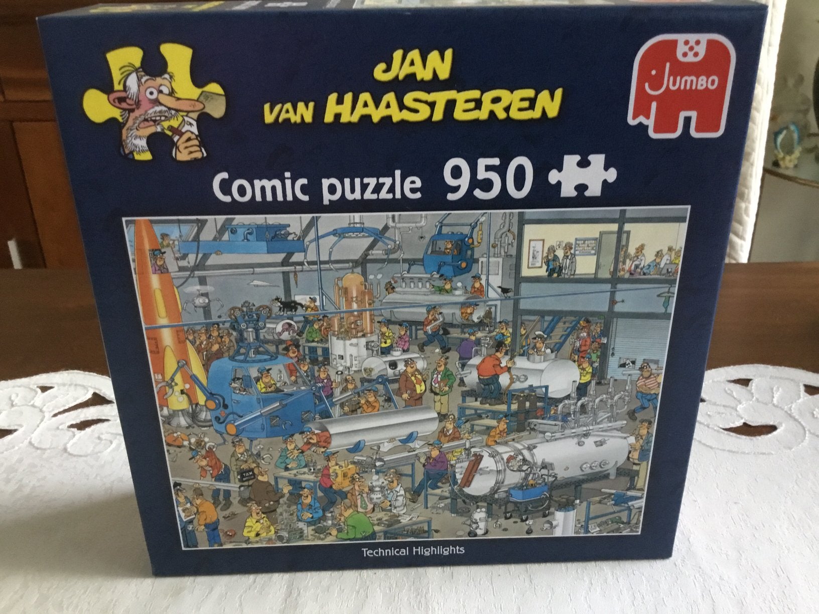Te koop Jan van Haasteren puzzel 950 stukjes, Hobby en Vrije tijd, Ophalen, 500 t/m 1500 stukjes, Zo goed als nieuw