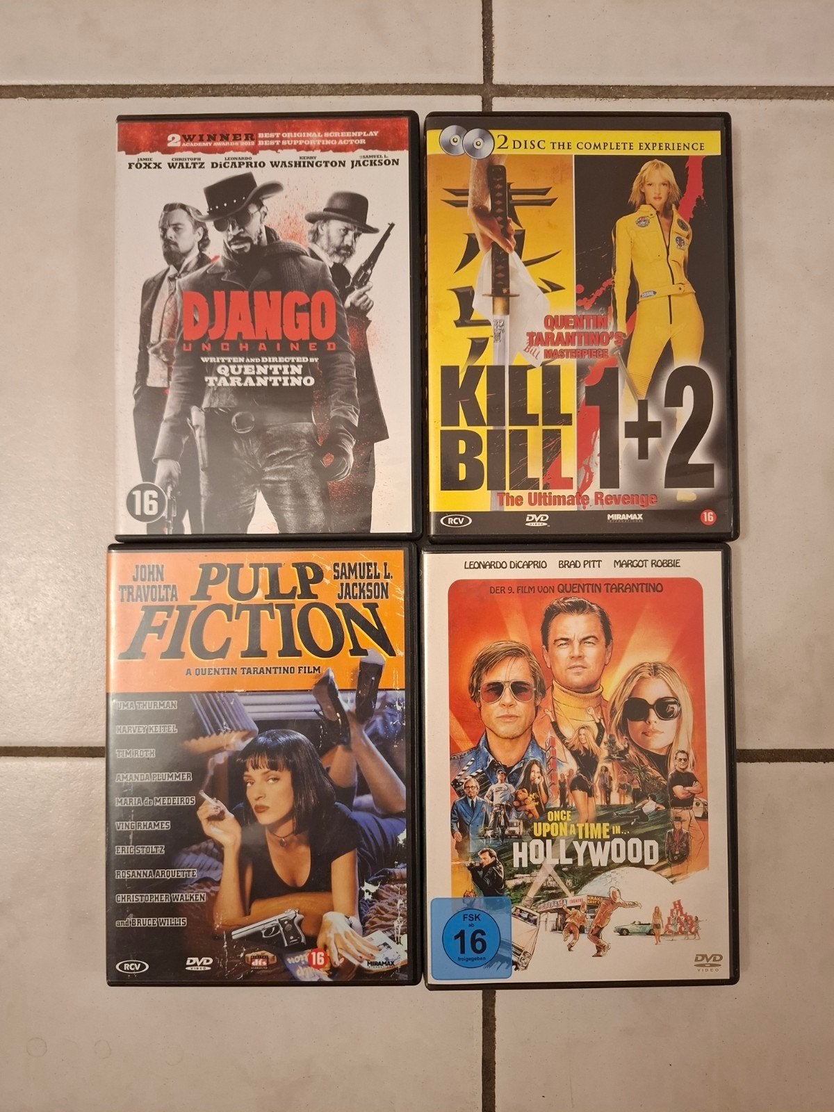4x Quentin Tarantino DVD, Ophalen, Film en Tv