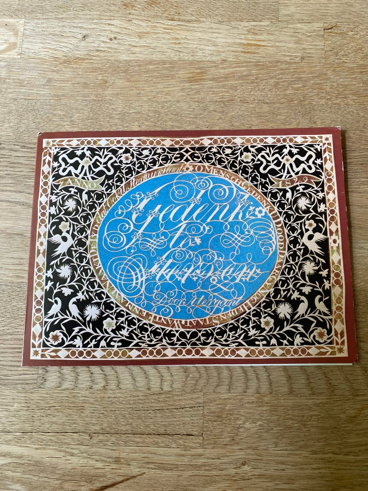 Papierknipkunst ontwerp Arie ter Gant, Ophalen of Verzenden, Overige thema's