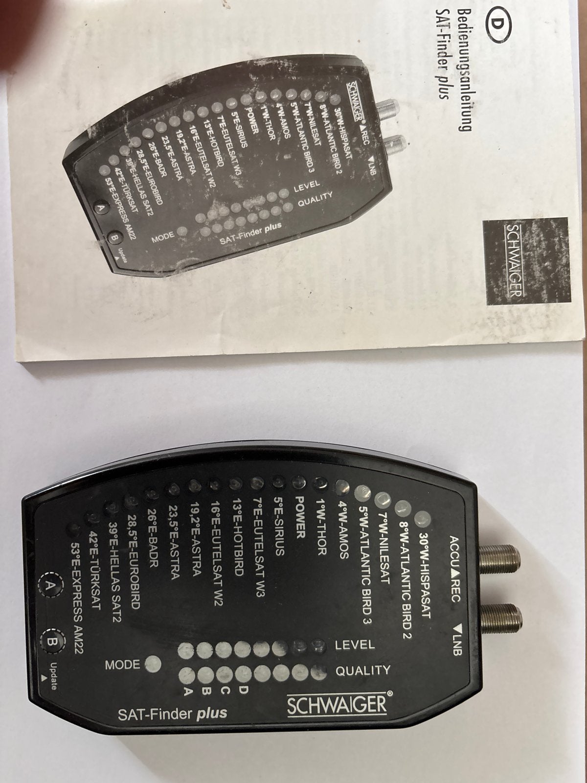 Schwaiger SAT-Finder Plus - Satelliet Zoeker, Ophalen of Verzenden, Gebruikt, Overige merken