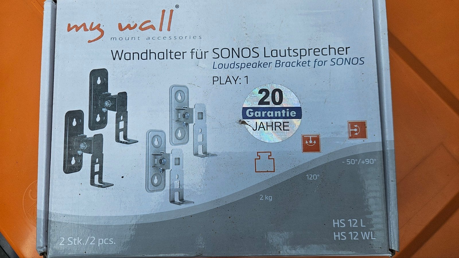 My Wall Wandhouder voor Sonos Play:1 - Nieuw in doos