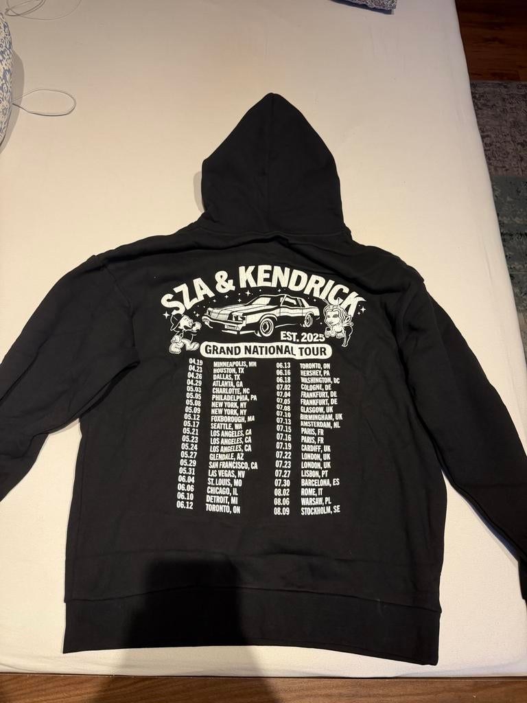 Kendrick Lamar SZA Grand National Tour VIP Hoodie XL, Ophalen of Verzenden, Nieuw, Maat 56/58 (XL), Zwart