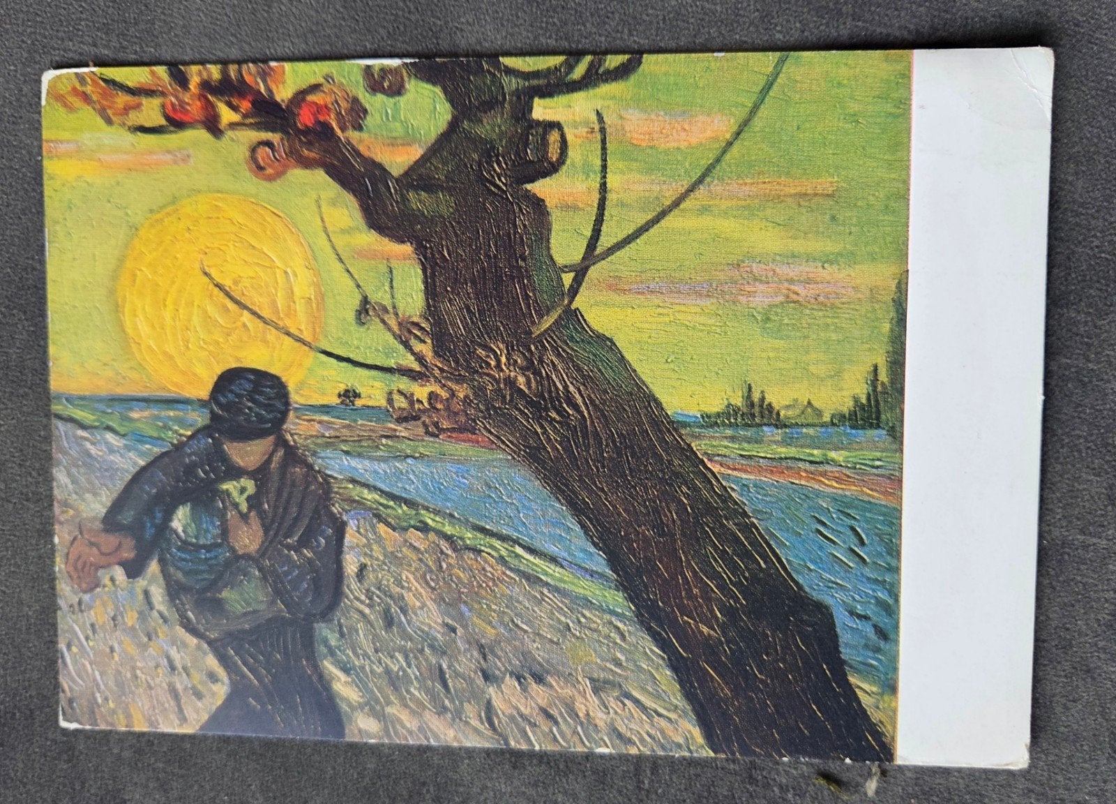 Ansichtkaart Vincent van Gogh - De Zaaier (Arles 1888), Verzamelen, Verzenden, 1940 tot 1960, Gelopen, Overige thema's