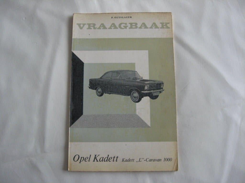 Vraagbaak, opel kadett van Toen 1965, Ophalen of Verzenden