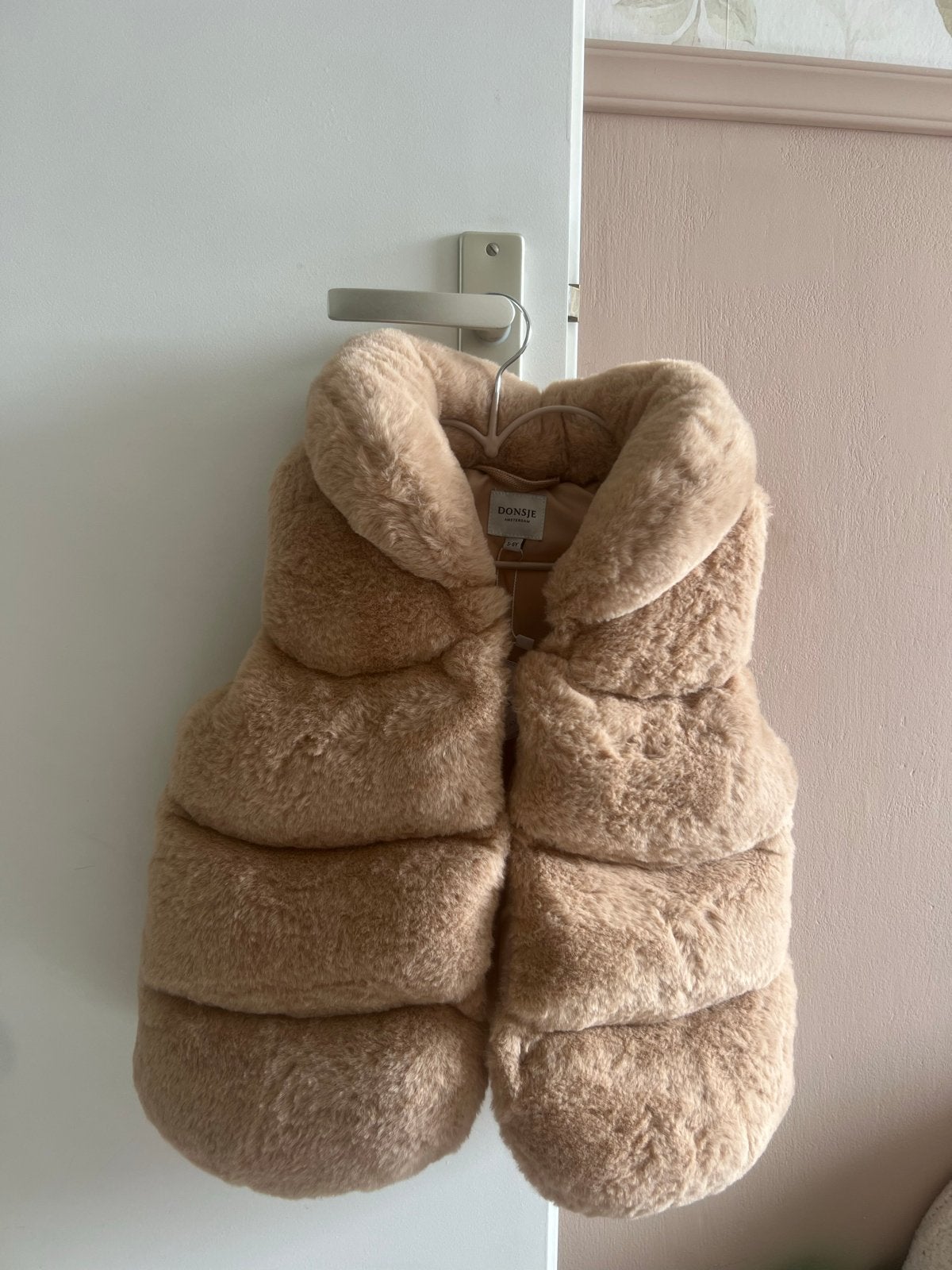 Donsje Amsterdam Jane Bodywarmer Warm Teddy NIEUW, Ophalen of Verzenden, Nieuw, Maat 34 (XS) of kleiner, Beige