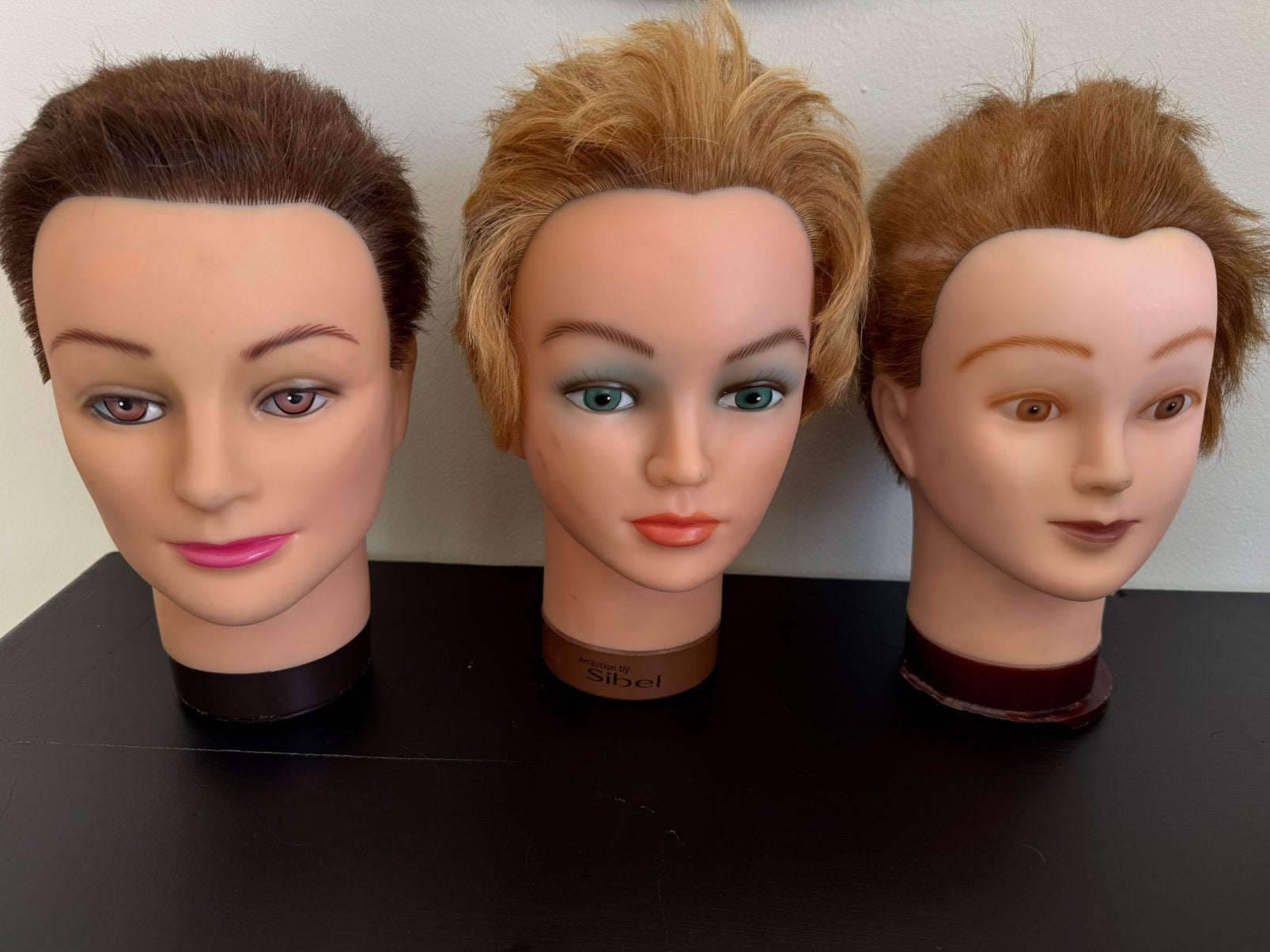 3 Vintage kappers hoofden, Ophalen of Verzenden