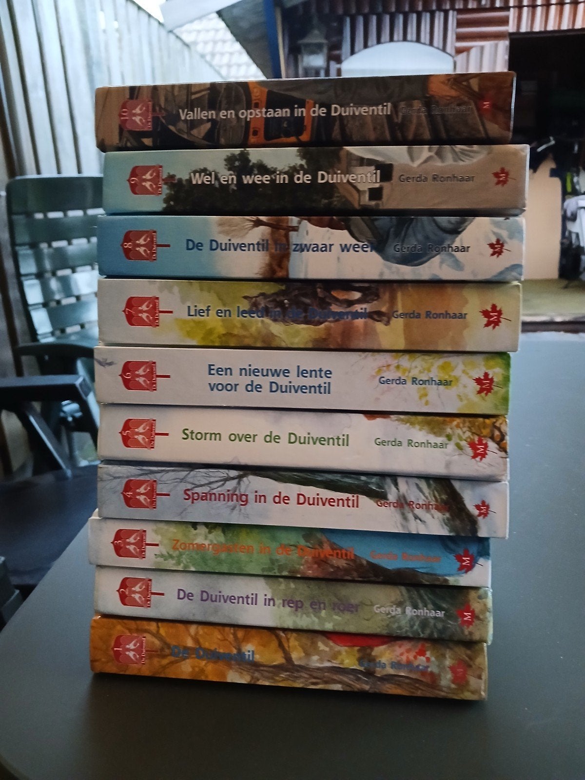 De Duiventil serie - 10 boeken van Gerda Ronhaar, Ophalen of Verzenden, Zo goed als nieuw, Gerda Ronhaar, Nederland