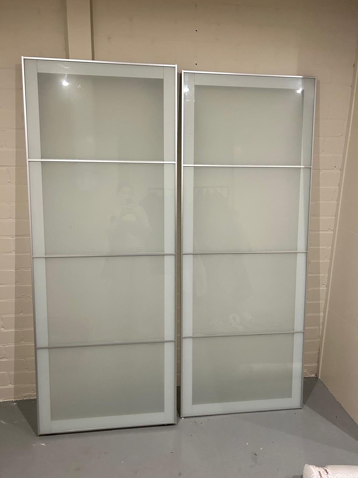 IKEA PAX Deur met Melkglas  schuifdeur, Ophalen, 200 cm of meer, Schuif, 50 tot 100 cm