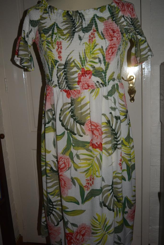 Dorothy Perkins, leuke off-shoulder jurk, mt 42 (16), Kleding | Dames, Jurken, Overige kleuren, Maat 42/44 (L), Ophalen of Verzenden
