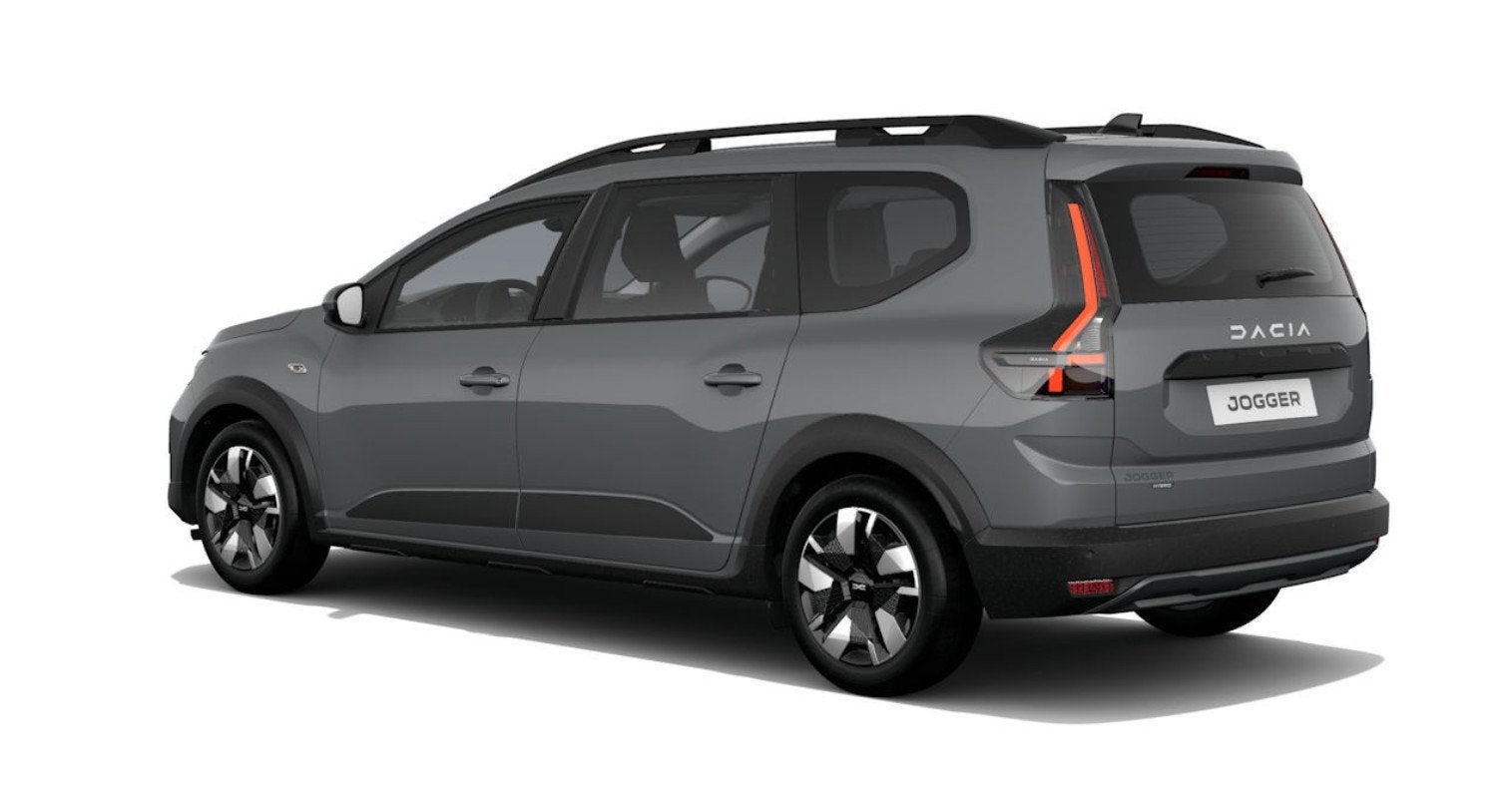 De nieuwe Dacia Jogger hybrid 155 expression l Nu te bestell, Auto's, 12 maanden, Stof, 1789 cc, Bedrijf