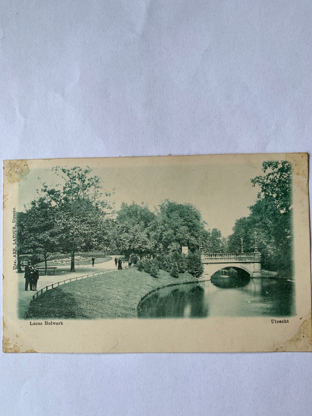 Oude Ansichtkaart Lucas Bolwerk Utrecht - Ongelopen, Ophalen of Verzenden, Voor 1920, Ongelopen, Utrecht