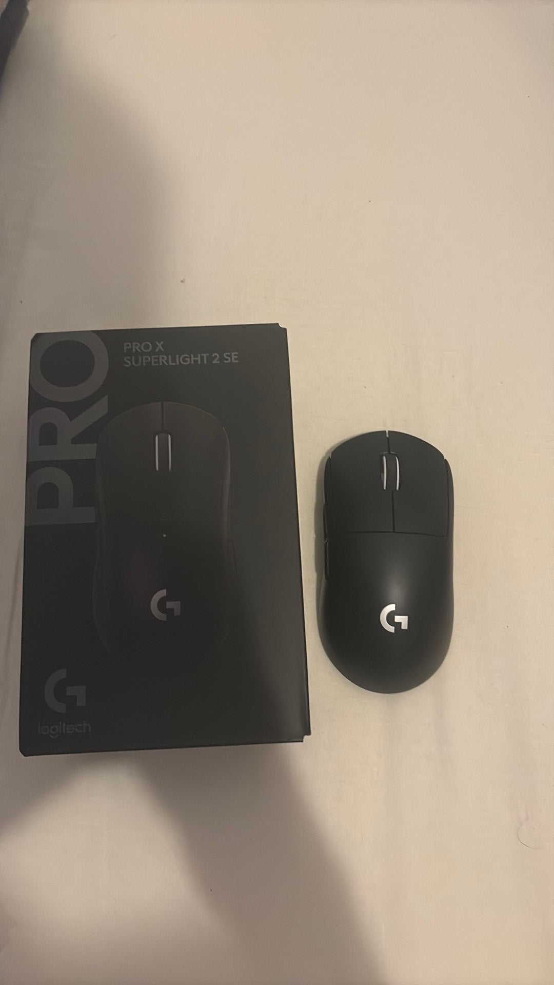 LogitechG Pro X Superlight 2 Gaming Muis - Zo goed als nieuw, Computers en Software, Muizen, Rechtshandig, Muis, Gaming muis, Ophalen of Verzenden